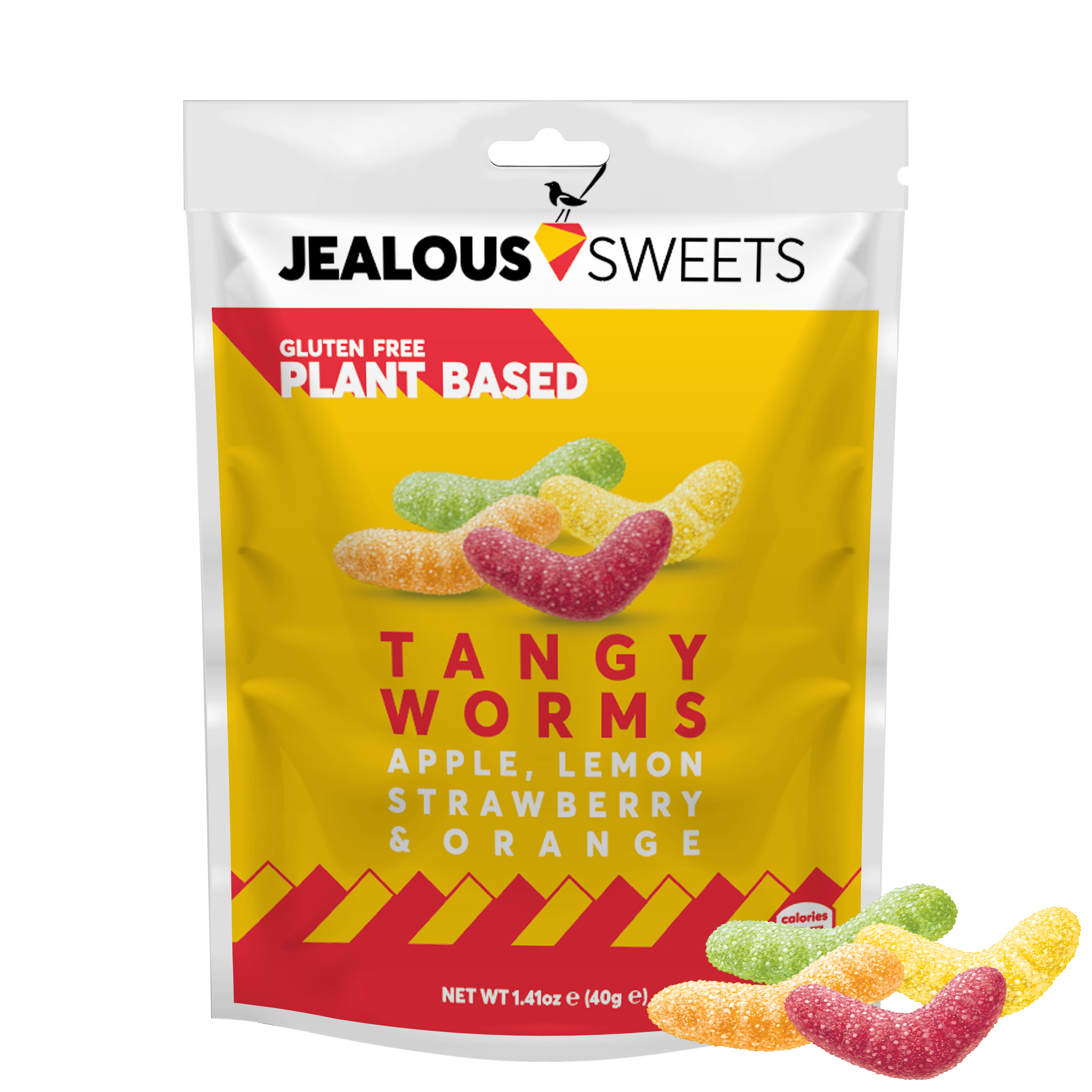 Vegan Fruit Gum Tangy Worms