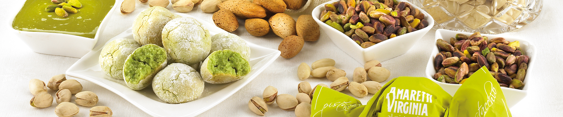 Verschiedenen Nüsse als Gebäck