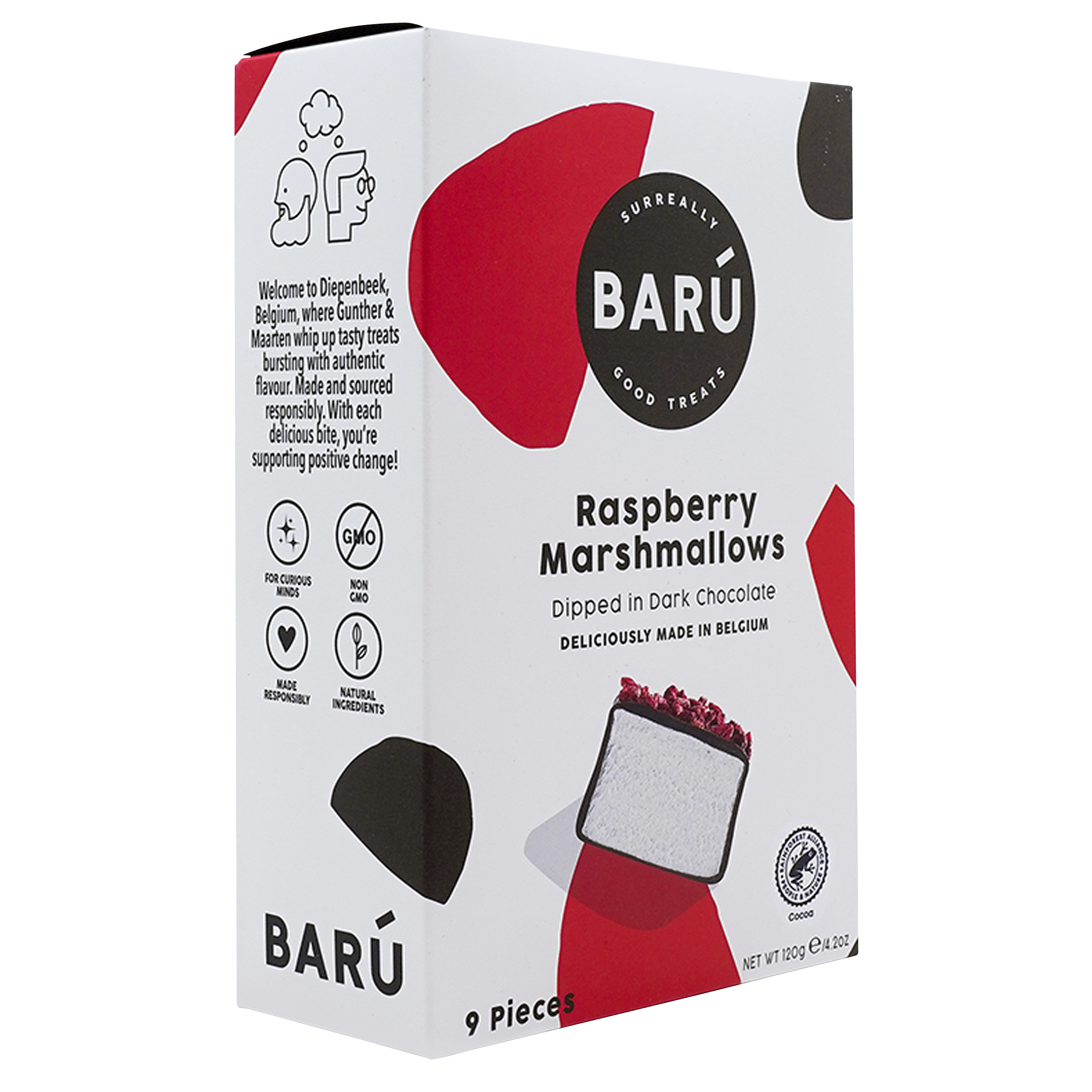 Raspberry Marshmallows