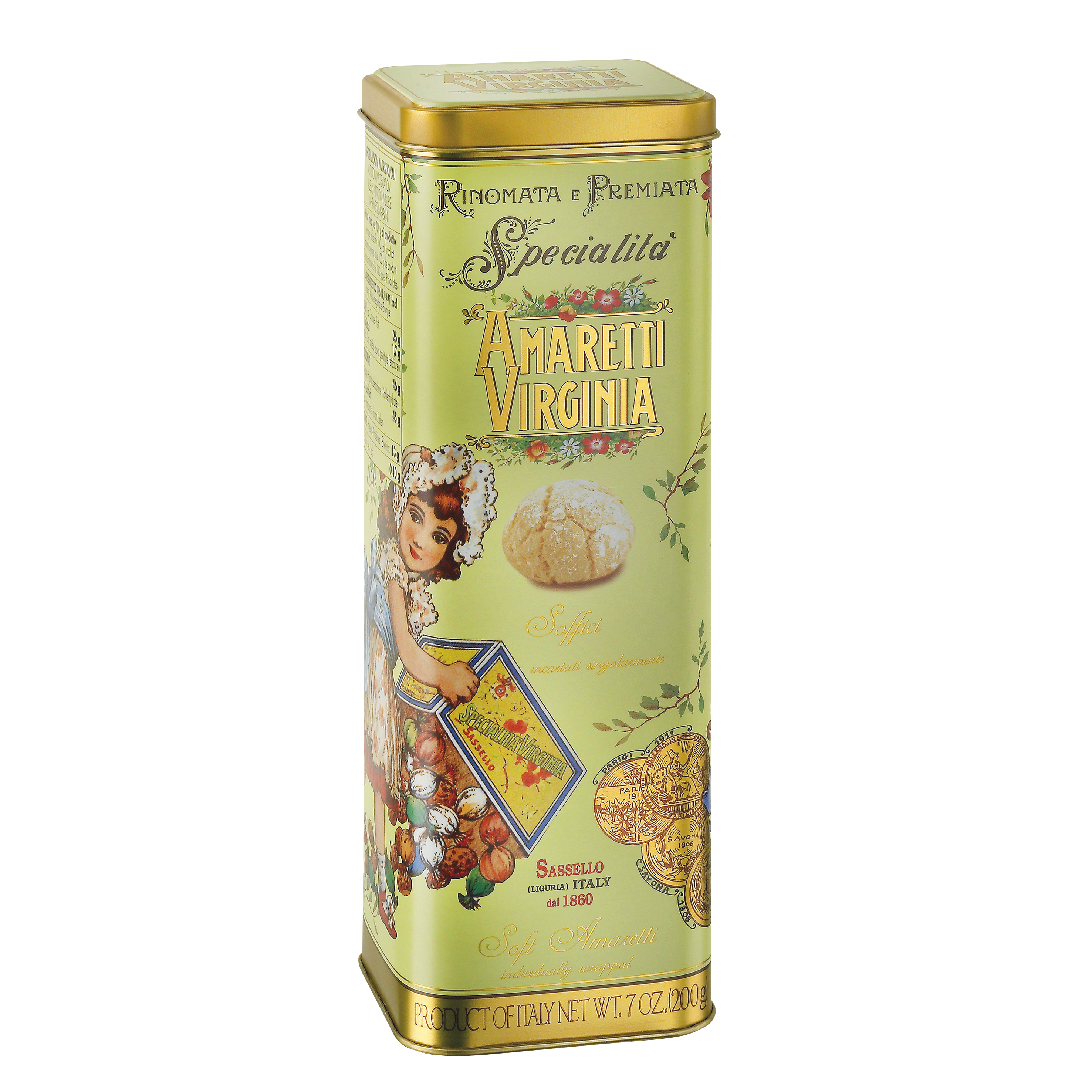 Soft Amaretti Spaghetti Tin
