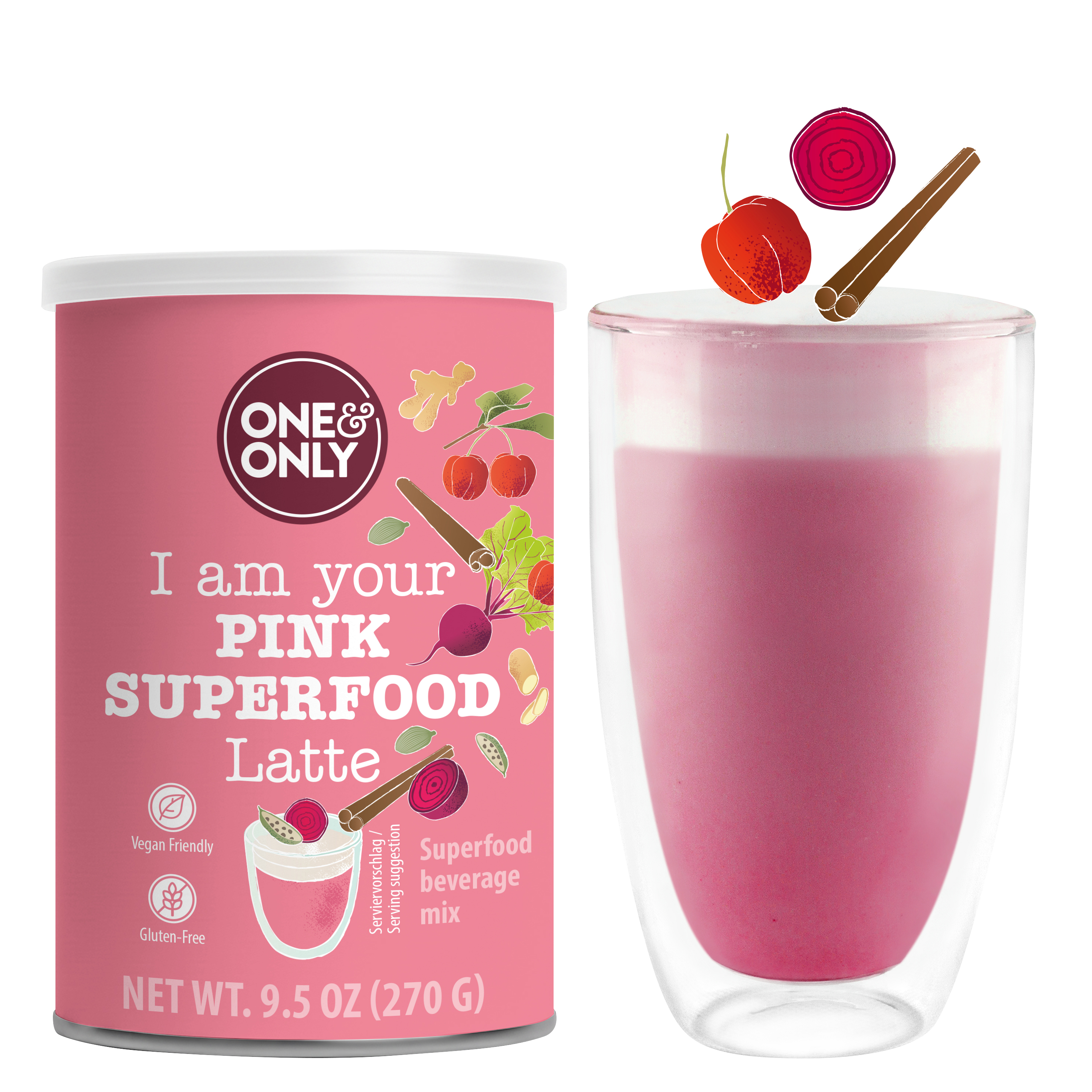Pink Superfood Latte