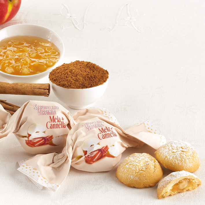 Soft Amaretti Apple Strudel