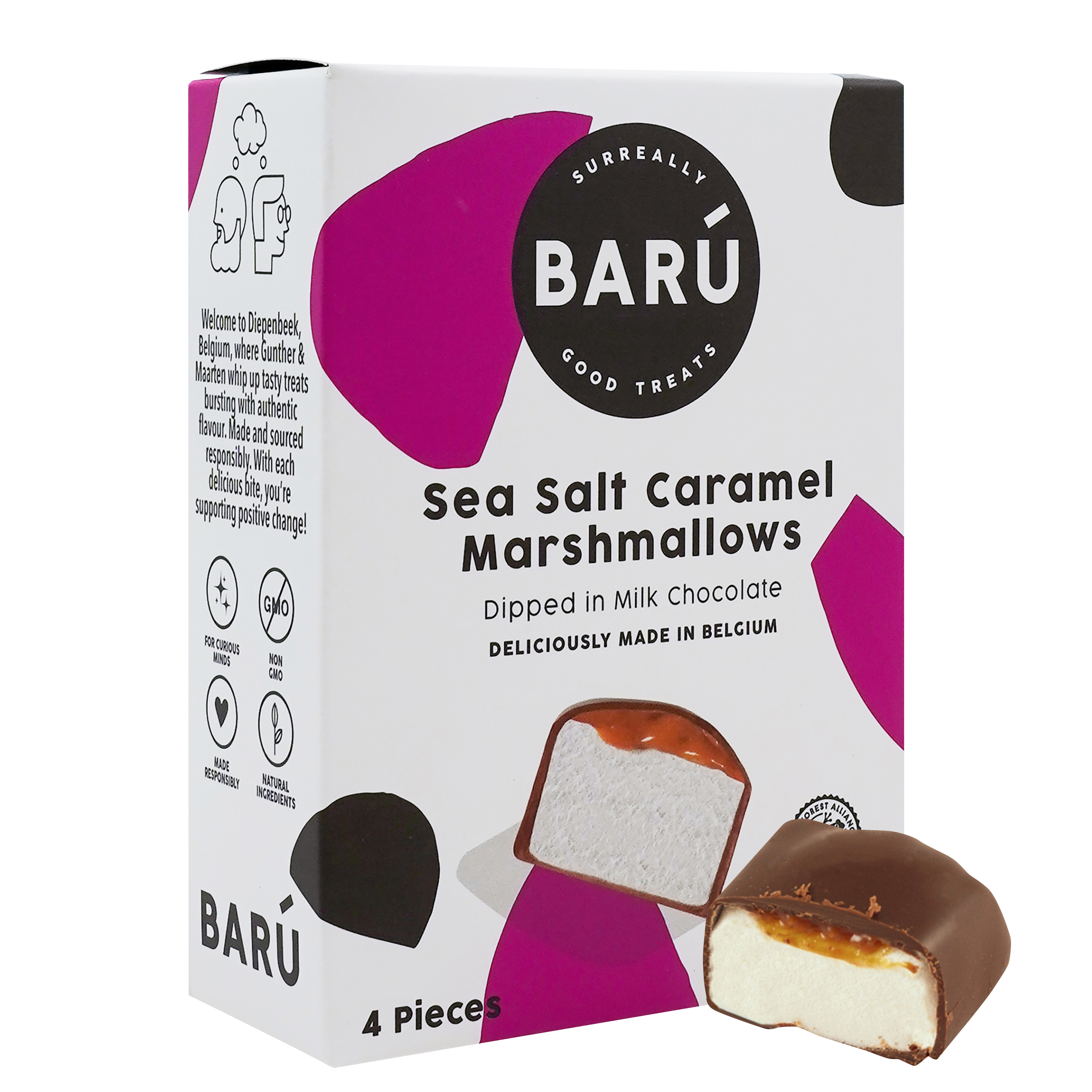 Milk Choc. & Sea Salt Caramel Marshmallows 4-Pack