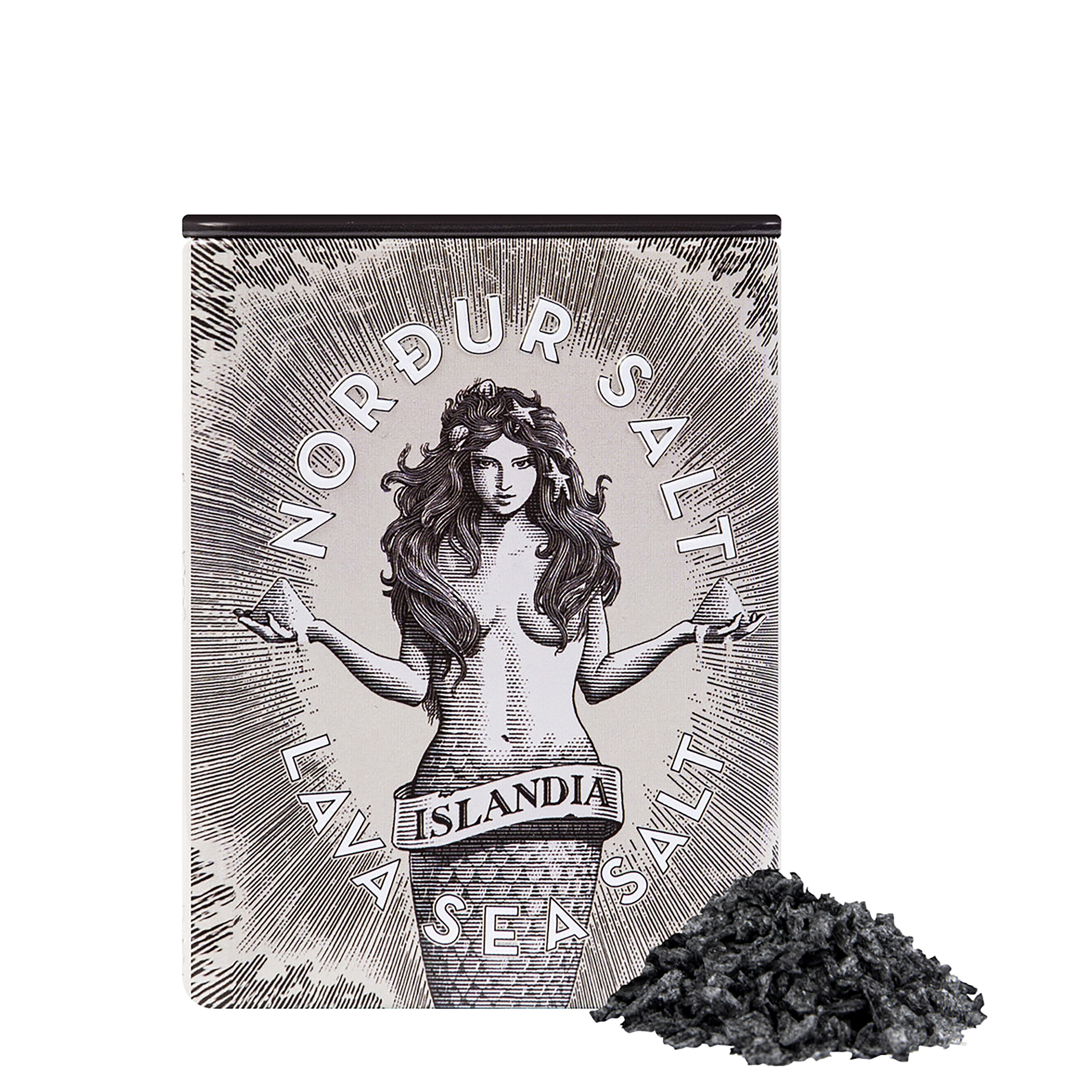 Arctic Sea Salt Flakes Lava Tin