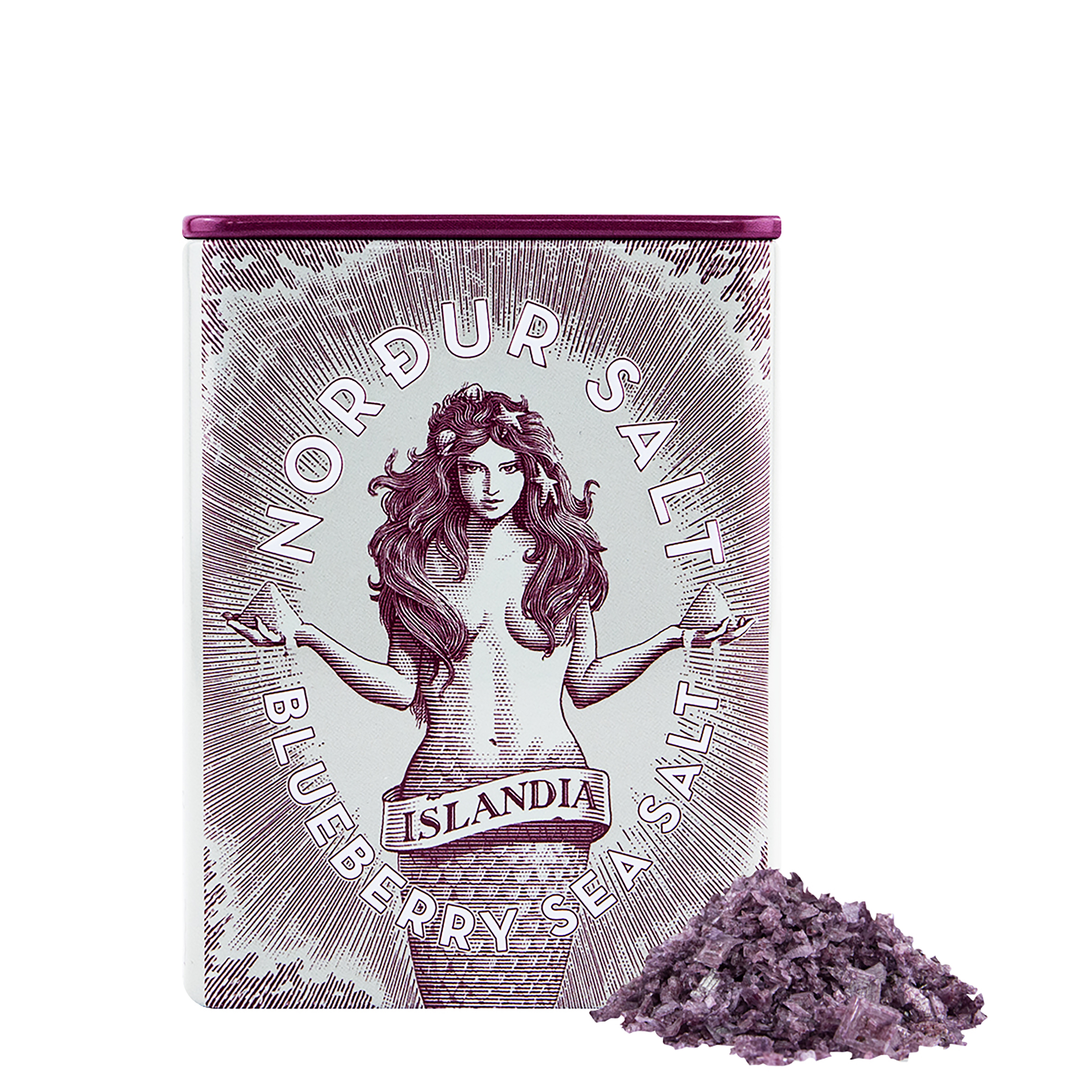 Arctic Sea Salt Flakes Blueberry Tin
