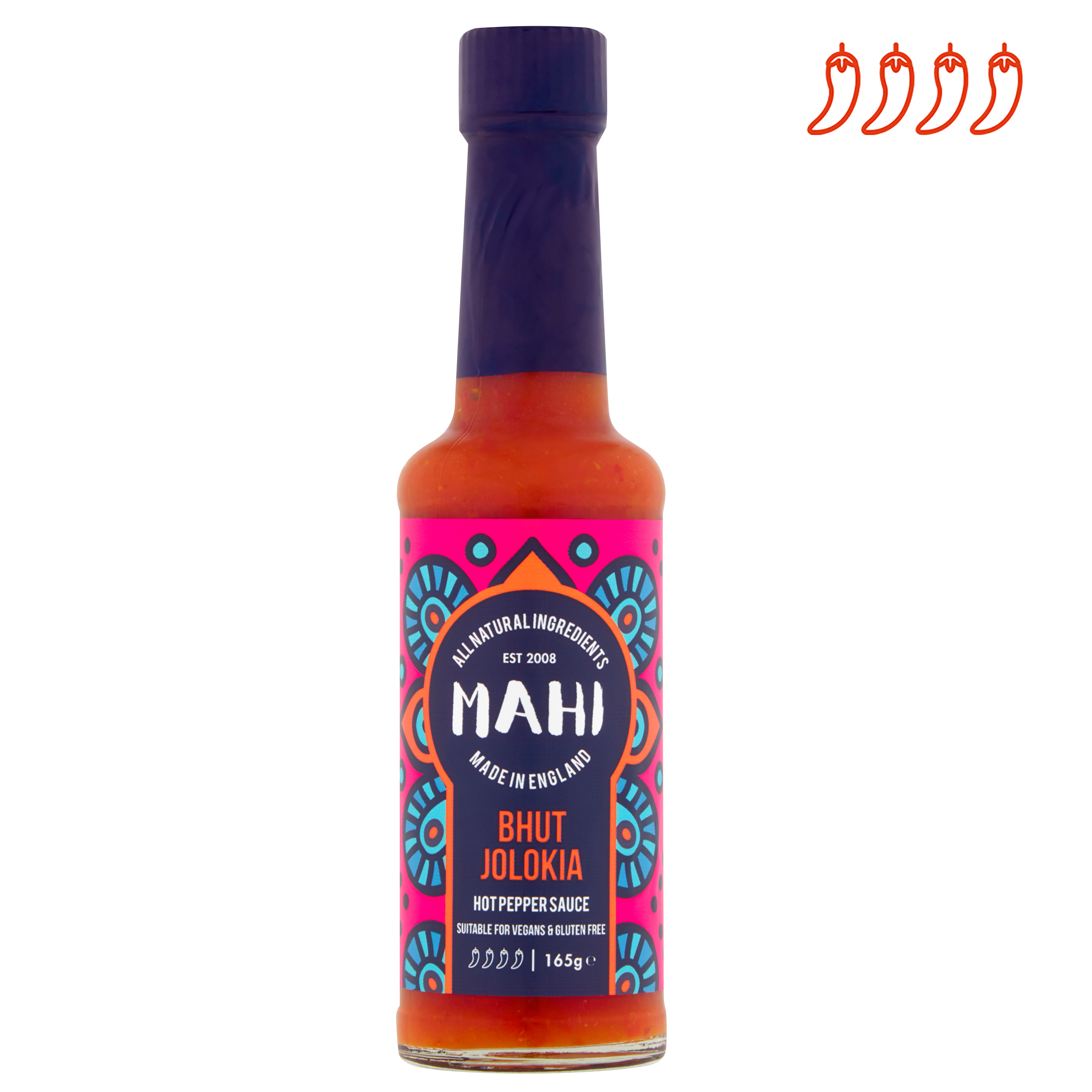 Sauce Bhut Jolokia Hot Pepper