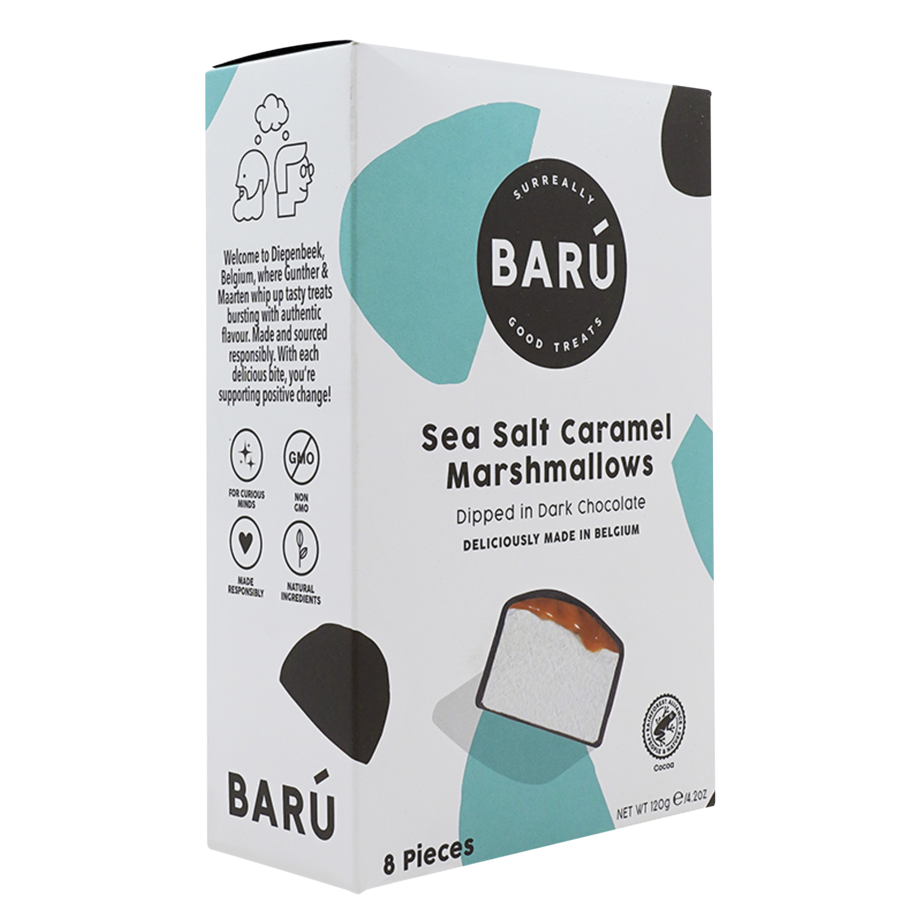 Dark Choc. & Sea Salt Caramel Marshmallows