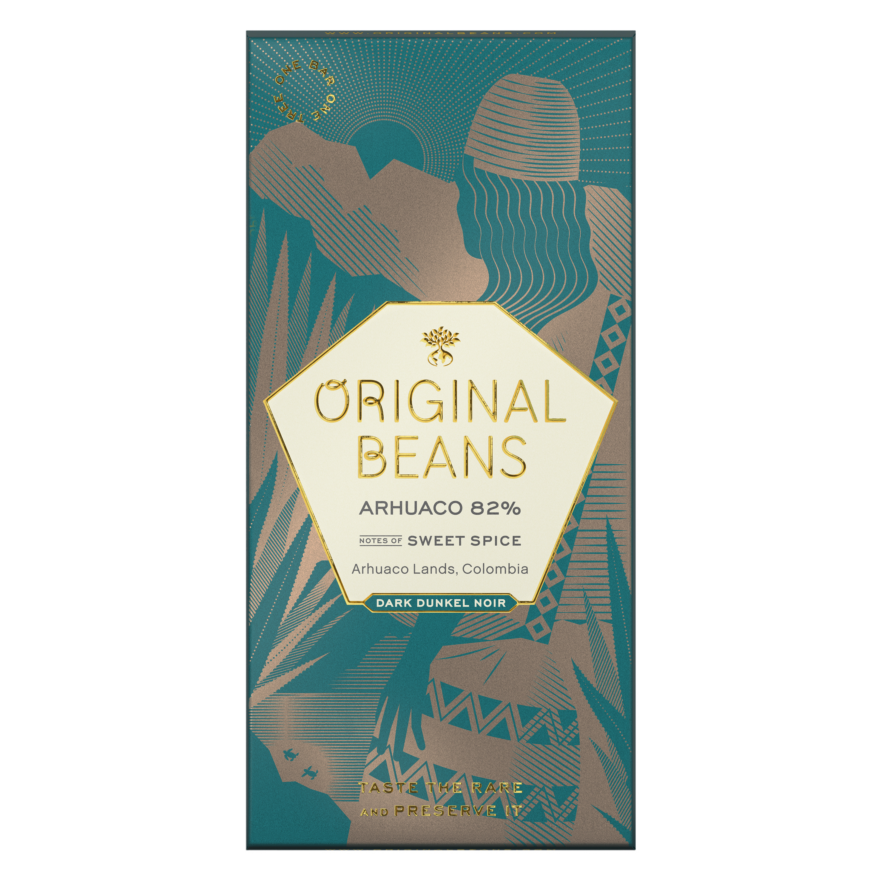 Organic Chocolate Bar Arhuaco 82 %