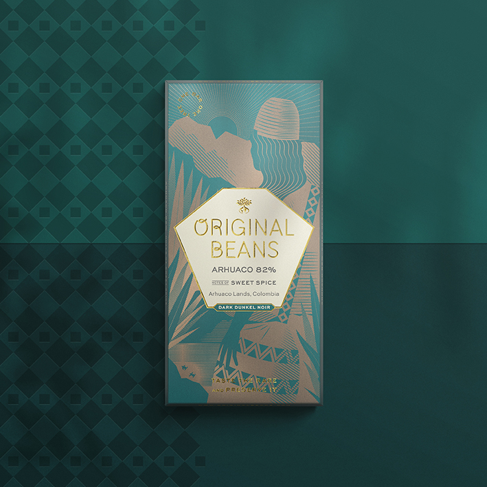 Organic Chocolate Bar Arhuaco 82 %