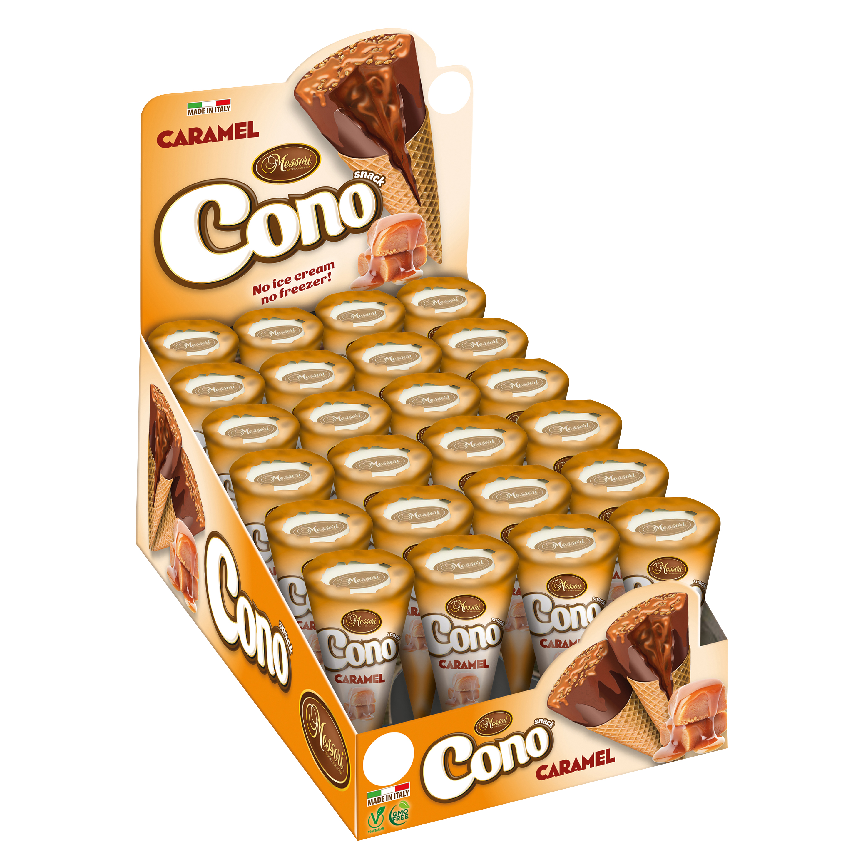 Wafer Cornet Caramel Milk