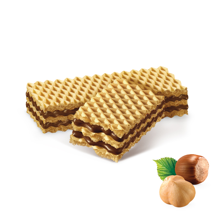 Classic Waffle with Hazelnut Cream