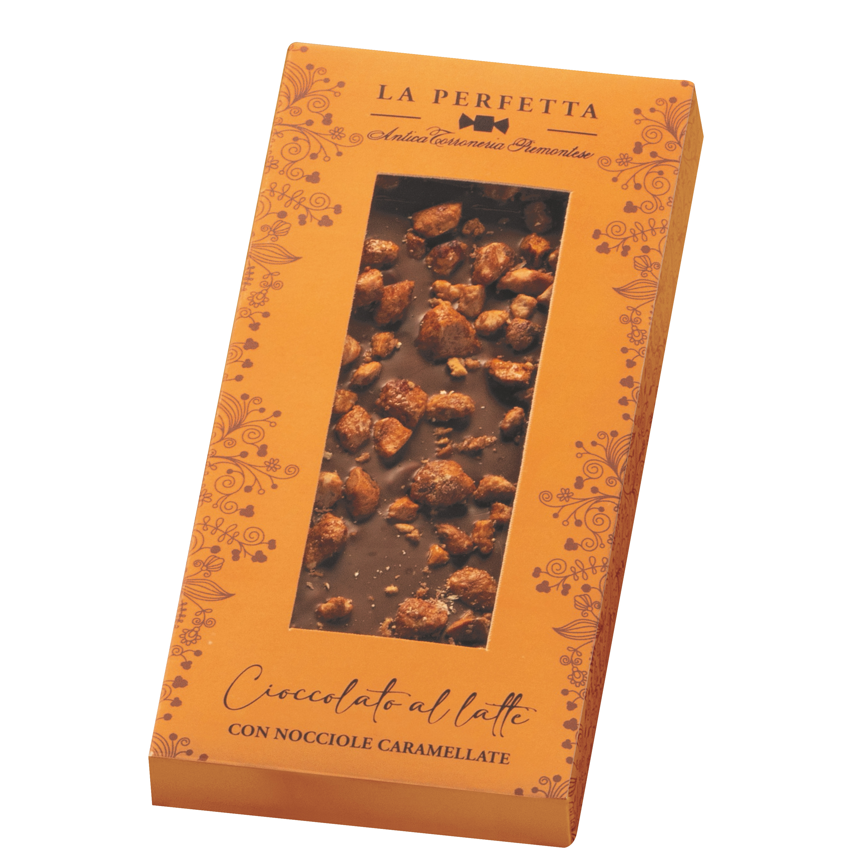 La Perfetta Choc Bar Caramel Hazelnuts