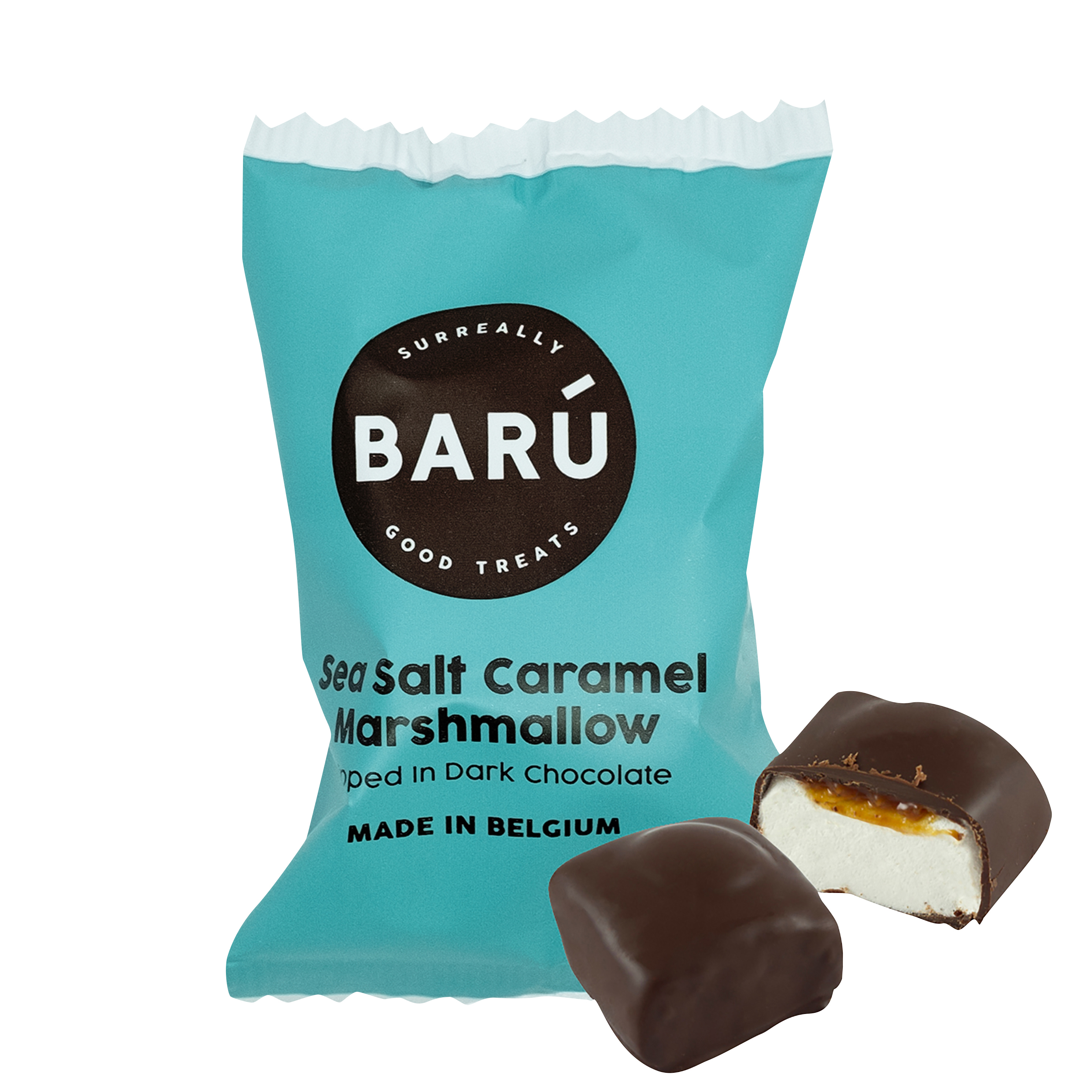 Flow Pack Dark Salted Caramel Marshmallows